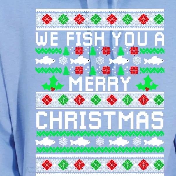 We Fish You A Merry Christmas Fishers Ugly Xmas Sweater Great Gift Unisex Surf Hoodie