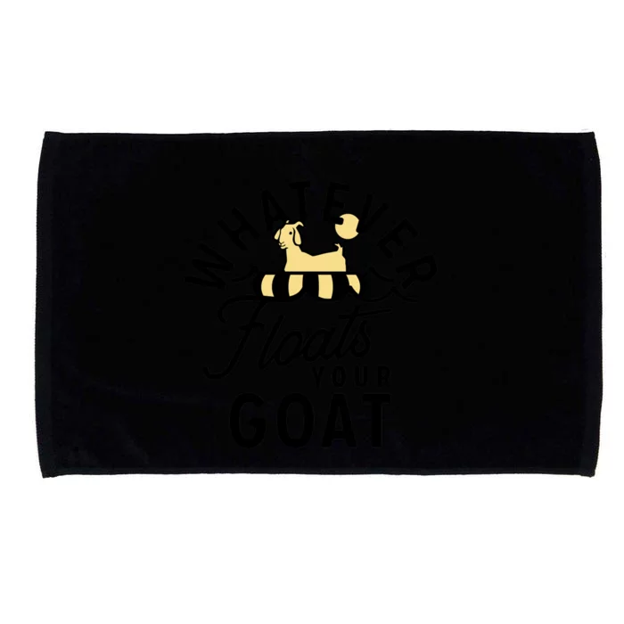 WHATEVER FLOATS YOUR GOAT Microfiber Hand Towel