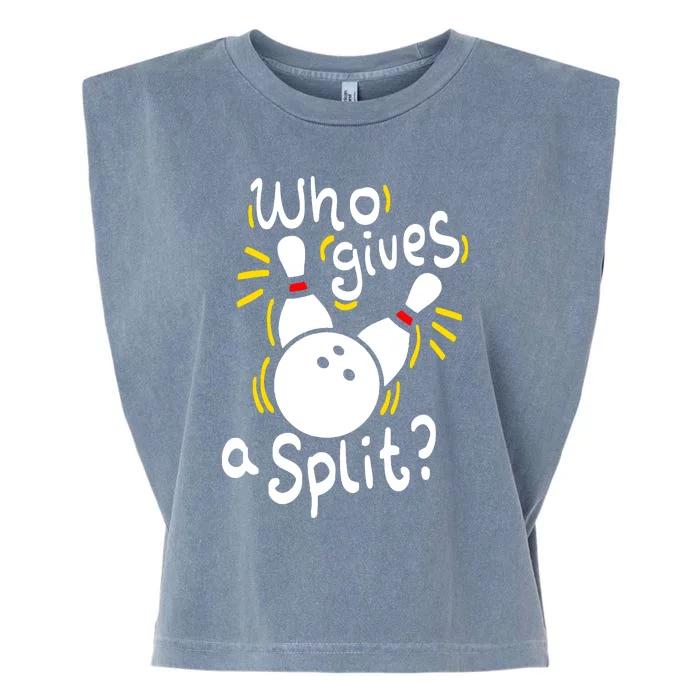 Who Gives A Split Garment-Dyed Women's Muscle Tee