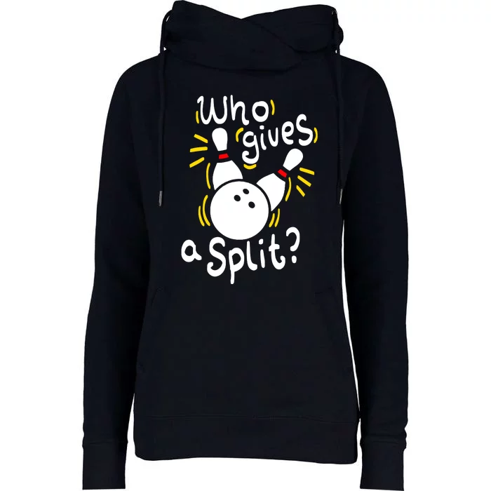 Who Gives A Split Womens Funnel Neck Pullover Hood