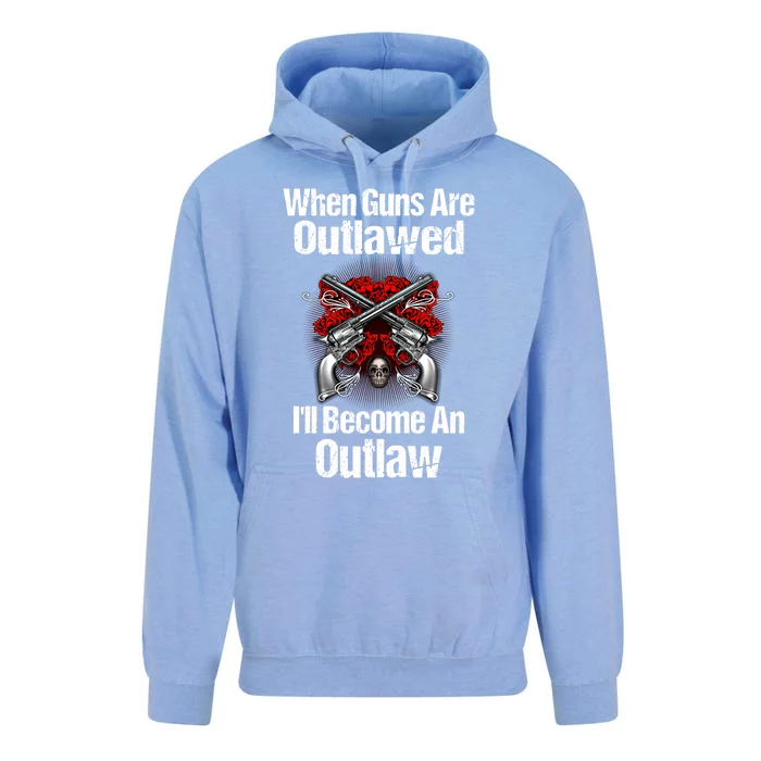 When Guns Are Outlawed Second Adt Pro Gun Gift Unisex Surf Hoodie