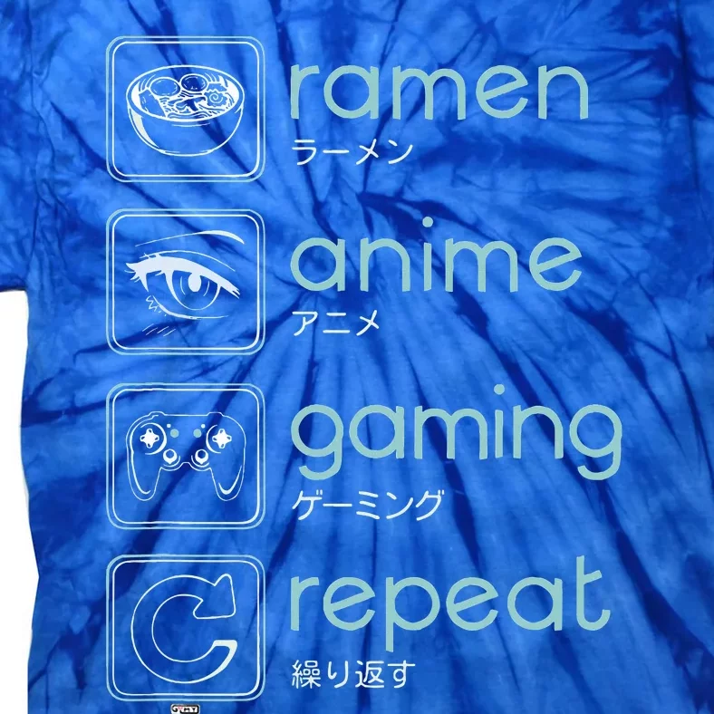 Wakeup Gaming Again, Ra Anime Gaming Restart Tie-Dye T-Shirt