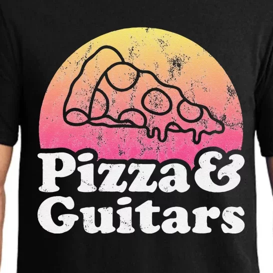 Will Give Acoustic Guitar Advice For Pizza Funny Pizza Lover Pajama Set