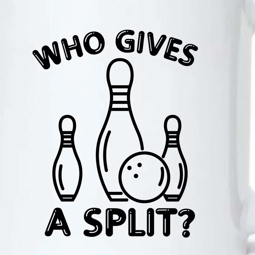 Who Gives A Split Funny Bowling Balls Black Color Changing Mug