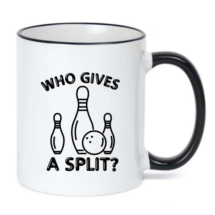 Who Gives A Split Funny Bowling Balls Black Color Changing Mug