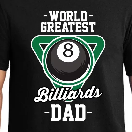 World Greates Billiards Dad Gift For Father's Day Pajama Set