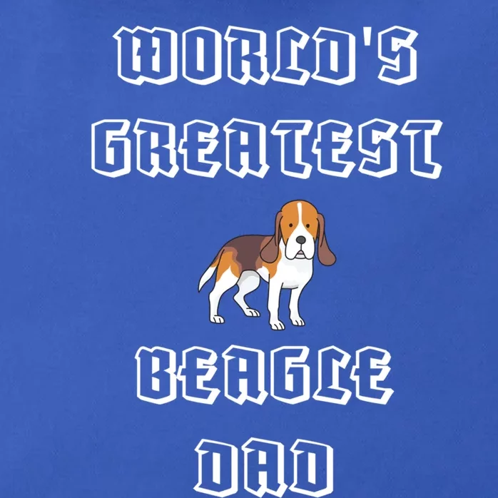 Worlds Greatest Beagle Dad Gift Zip Tote Bag