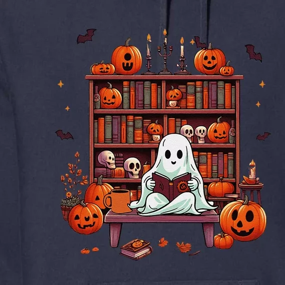 Women Ghost Book Reader Halloween Reading Enthusiast Book Premium Hoodie