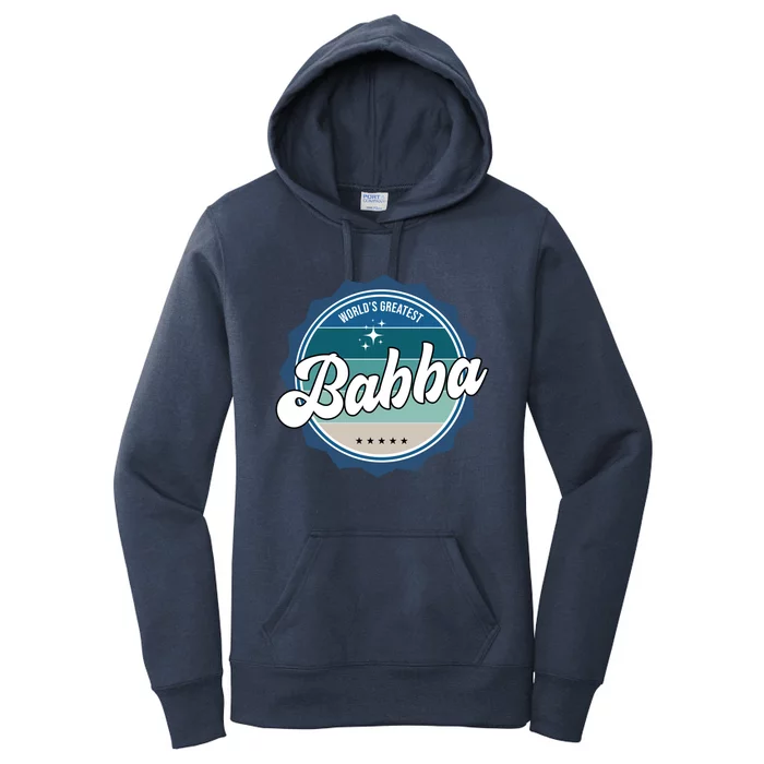 Worlds Greatest Babba Arabic Dad Gift Women's Pullover Hoodie