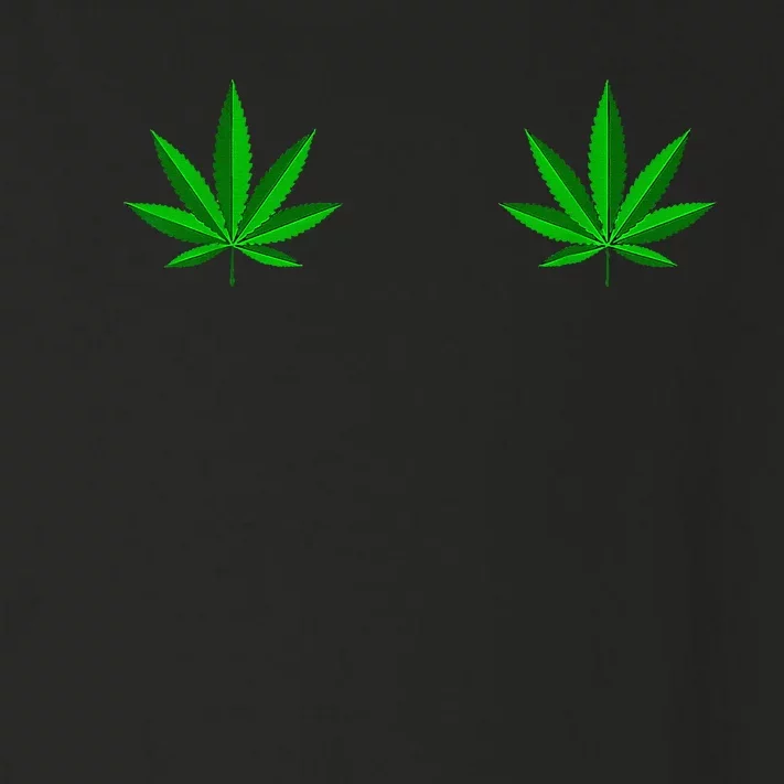 Weed Green Boobs Cannabis Stoner 420 Marijuana Toddler Long Sleeve Shirt