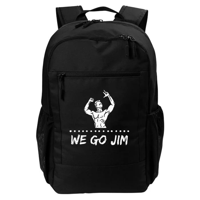 WeGoJim Gym Bro Culture Workout Classic Pump Cover Daily Commute Backpack