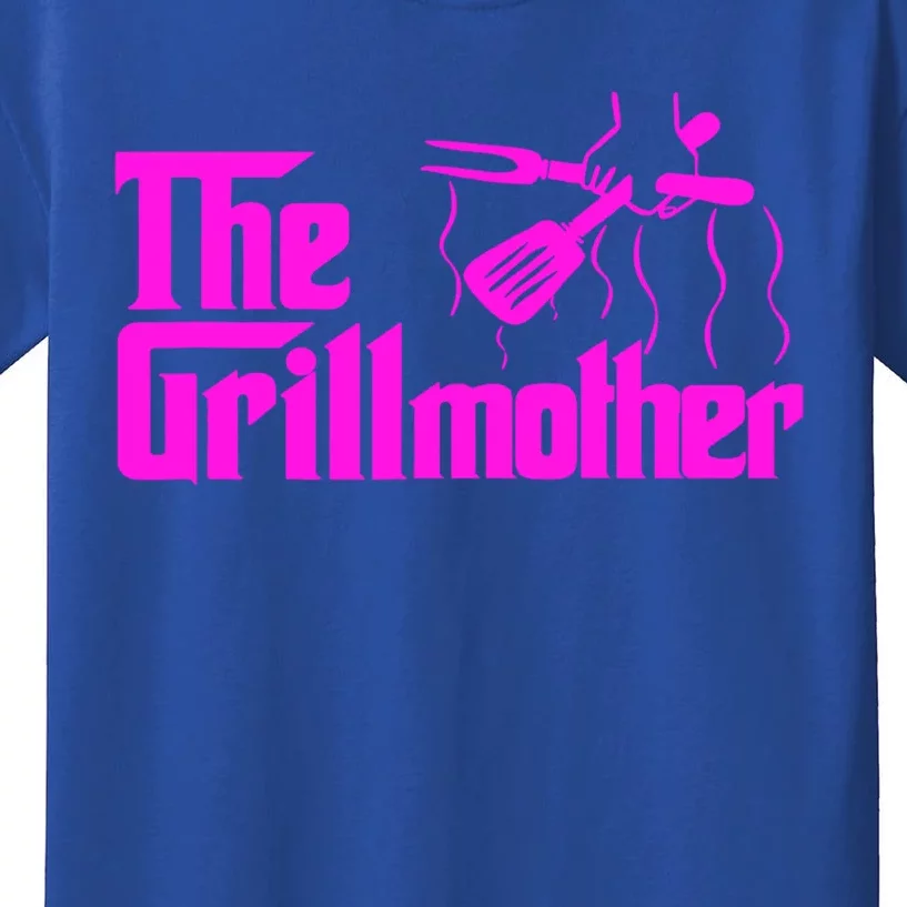 Wo Grillfather Bbq Timer Barbecue Funny Tee Chef Bbq Cute Gift Kids T-Shirt