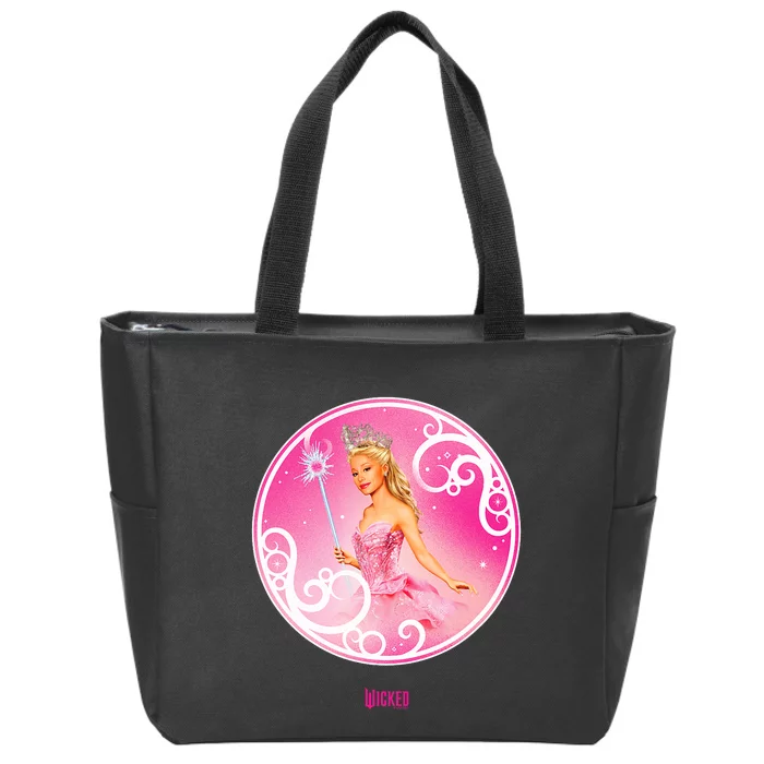 Wicked Glinda Bubble Pose Zip Tote Bag