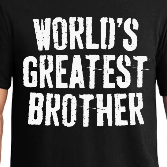 World's Greatest Brother Father's Day Pajama Set