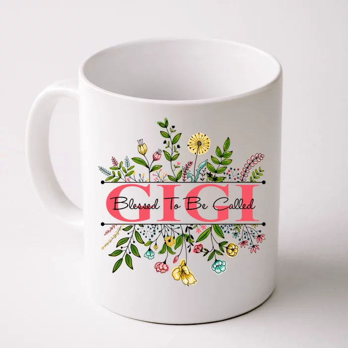 Wildflower Gigi Blessed To Be Called Gigi Colorful Graphic Front & Back Coffee Mug