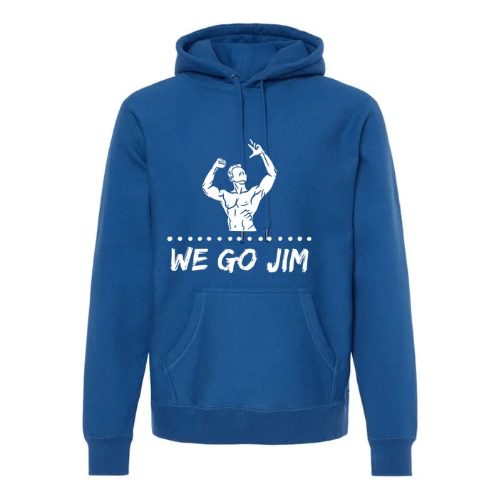 WeGoJim Gym Bro Culture Workout Classic Pump Cover Tee Premium Hoodie