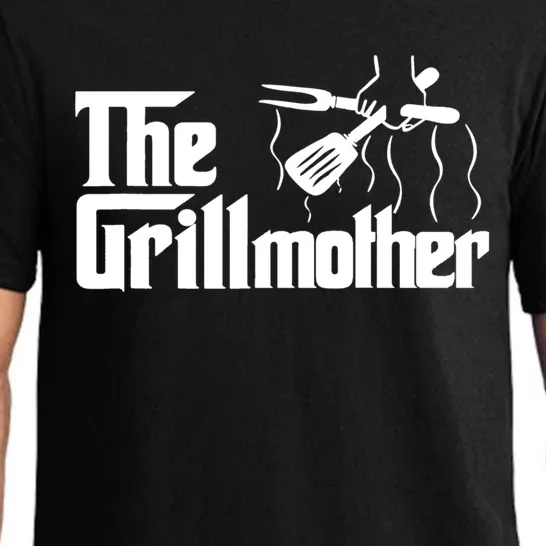 Wo Grillfather Bbq Timer Barbecue Funny Tee Chef Bbq Gift Pajama Set