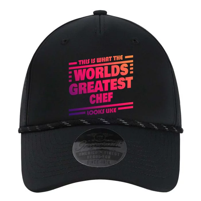 Worlds Greatest Chef Saying Funny Chef Gift Performance The Dyno Cap