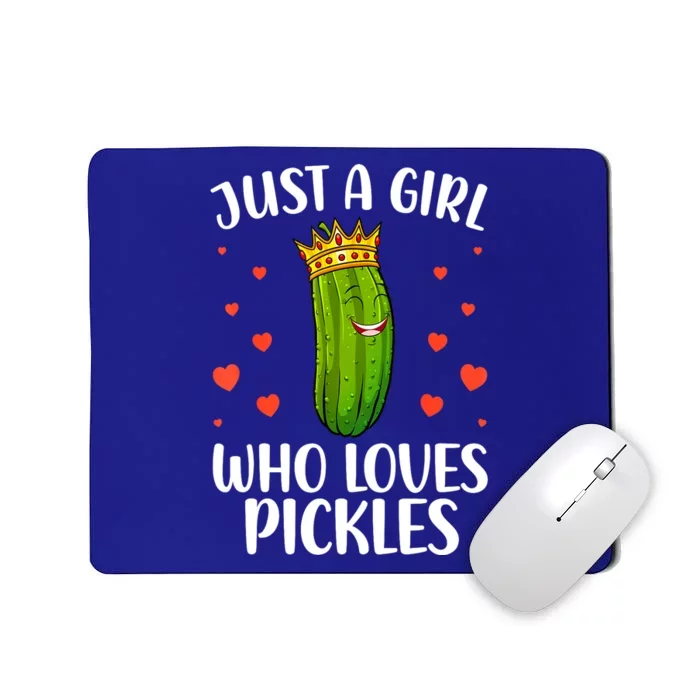 Women Girl Cute Pickle Cucumber Dill Pickle Lovers Gift Mousepad