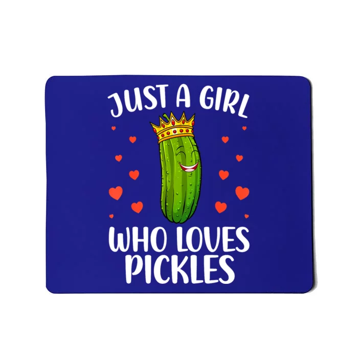 Women Girl Cute Pickle Cucumber Dill Pickle Lovers Gift Mousepad