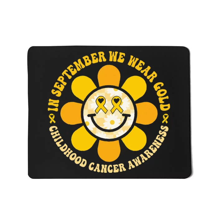 Wear Gold Childhood Cancer Awareness Warrior Fight Hippie Mousepad