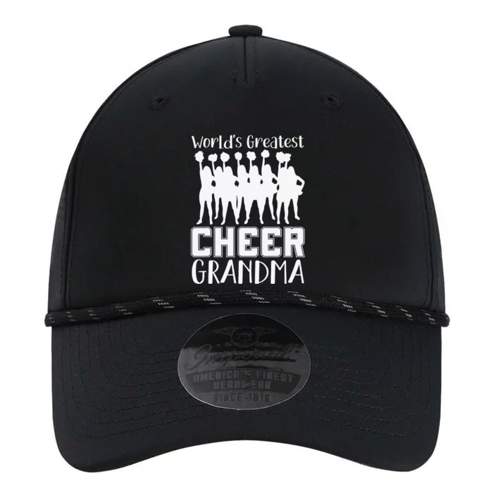 Worlds Greatest Cheer Grandma Funny Cheerleading Cheerleader Performance The Dyno Cap