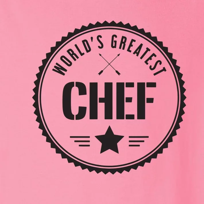 Worlds Greatest Chef For Chefs Toddler Long Sleeve Shirt