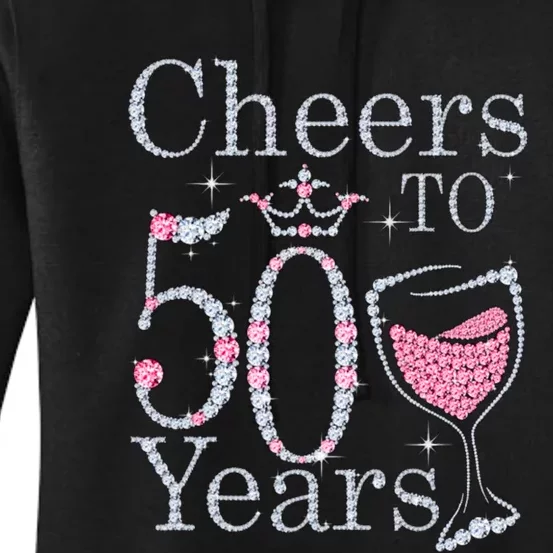 Women Gift Cheers To 50 Years 1969 50Th Birthday Gift For Womens Women's Pullover Hoodie