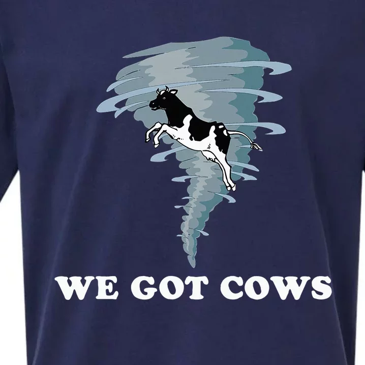 We Got Cows Tornado Chaser Sueded Cloud Jersey T-Shirt