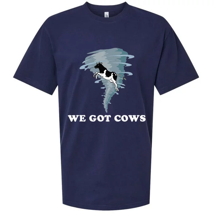 We Got Cows Tornado Chaser Sueded Cloud Jersey T-Shirt