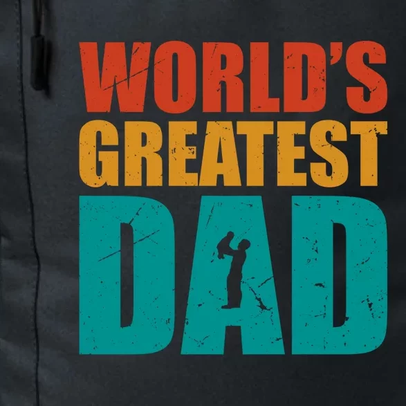 Worlds Greatest Dad Retro Funny Gift Daily Commute Backpack