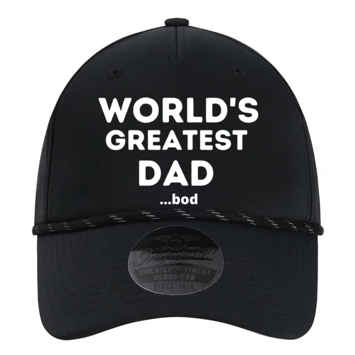 Worlds Greatest Dad Bod Funny Fathers Day Grandpa Gift Performance The Dyno Cap