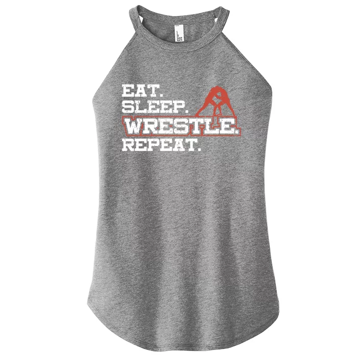 Wrestling Gift Design For Wrestling Fans Wrestle Gift Women’s Perfect Tri Rocker Tank