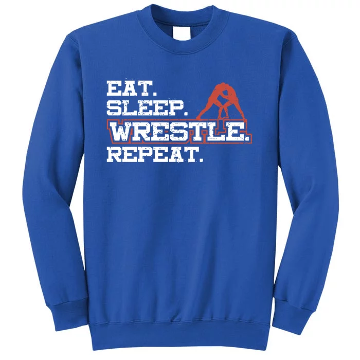 Wrestling Gift Design For Wrestling Fans Wrestle Gift Tall Sweatshirt