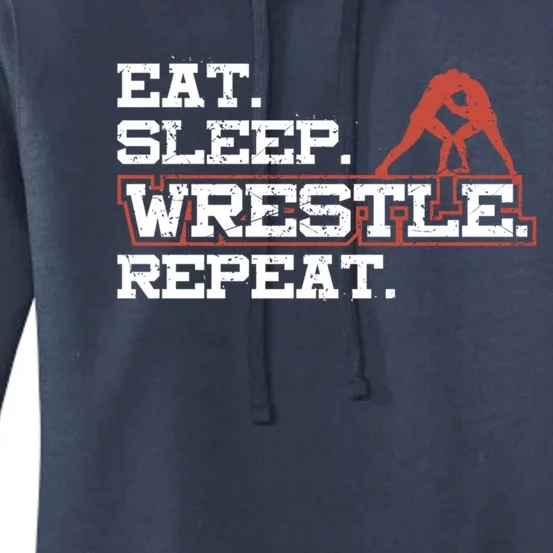 Wrestling Gift Design For Wrestling Fans Wrestle Gift Women's Pullover Hoodie