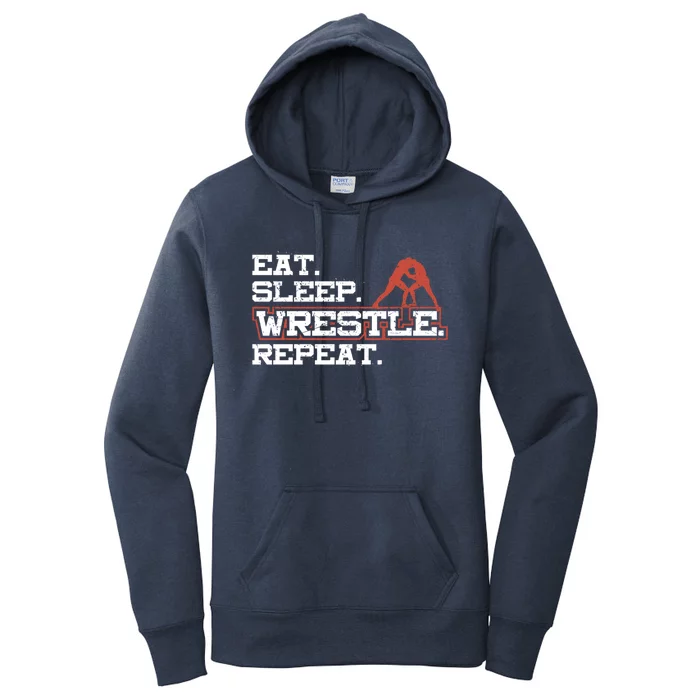 Wrestling Gift Design For Wrestling Fans Wrestle Gift Women's Pullover Hoodie