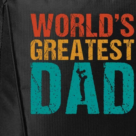 WorldS Greatest Dad City Backpack