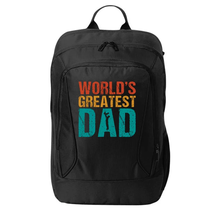 WorldS Greatest Dad City Backpack