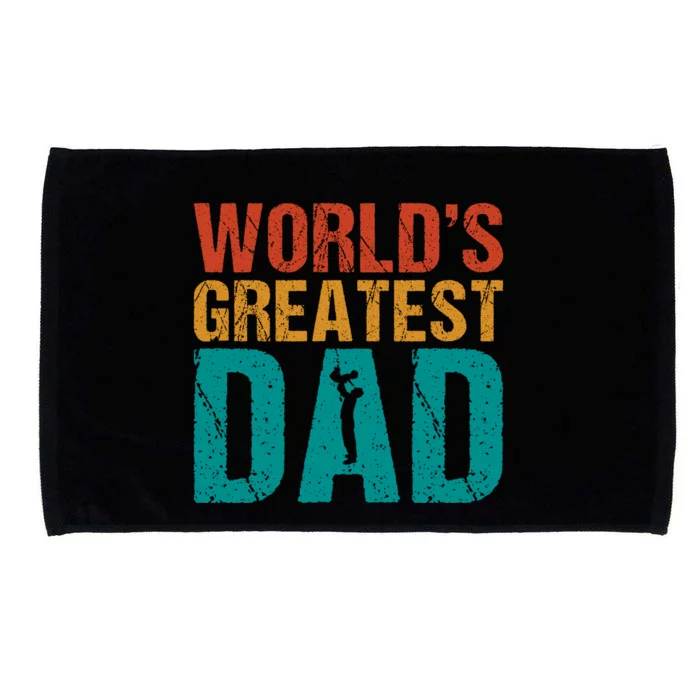 WorldS Greatest Dad Microfiber Hand Towel