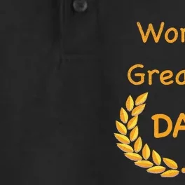 World's Greatest Dad Father Daddy Father's day GraphicT Dry Zone Grid Performance Polo