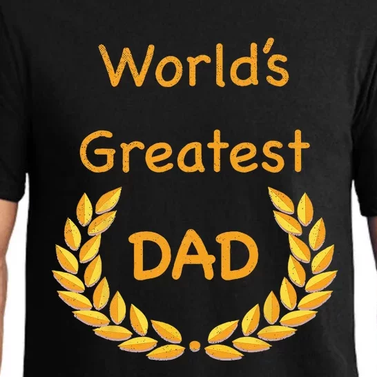 World's Greatest Dad ,Father, Daddy, Father's day GraphicT Pajama Set