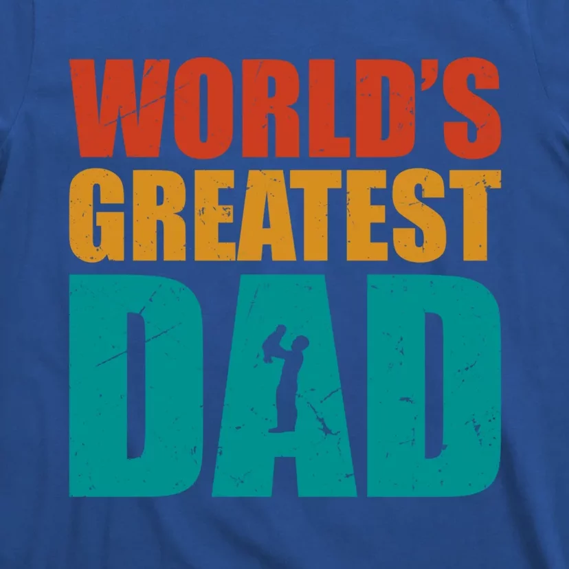 Worlds Greatest Dad Retro Gift T-Shirt