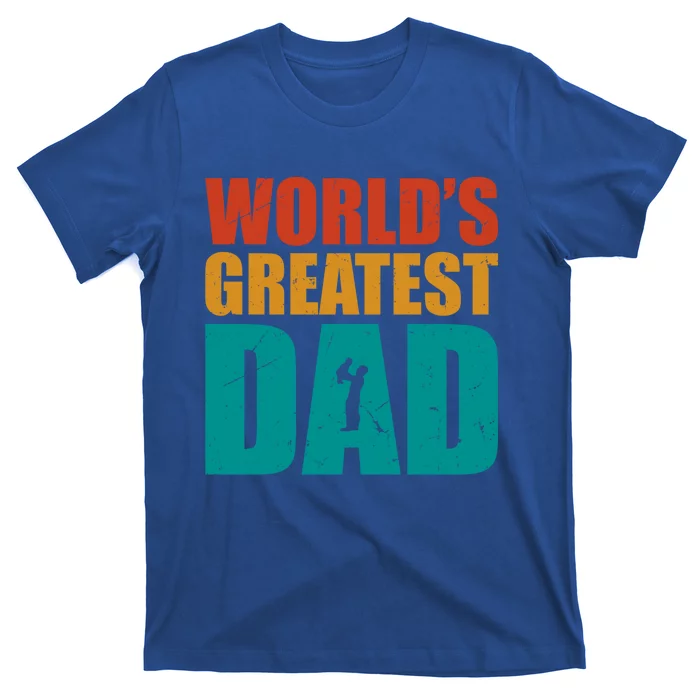 Worlds Greatest Dad Retro Gift T-Shirt