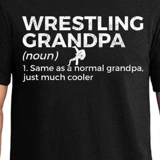 Wrestling Grandpa Definition Gift Pajama Set