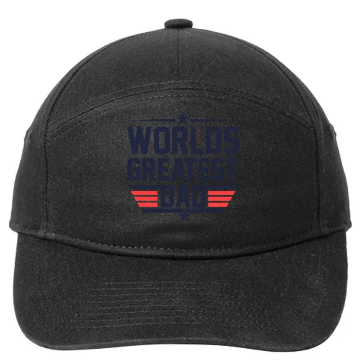 World's Greatest Dad 7-Panel Snapback Hat