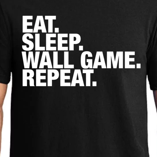 Wall Game Eat Sleep Repeat Gift Pajama Set