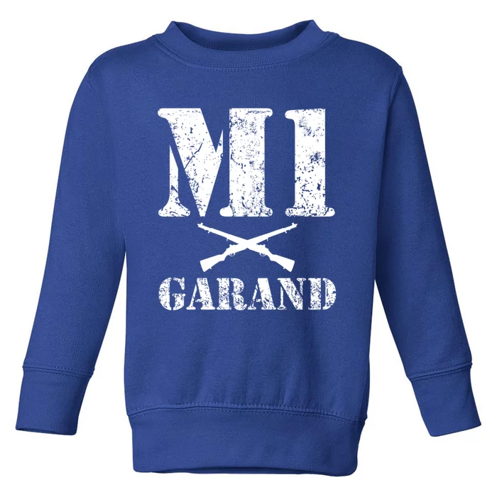 Wwii Gun Enthusiast M1 Garand Lover Military History Gift Toddler Sweatshirt