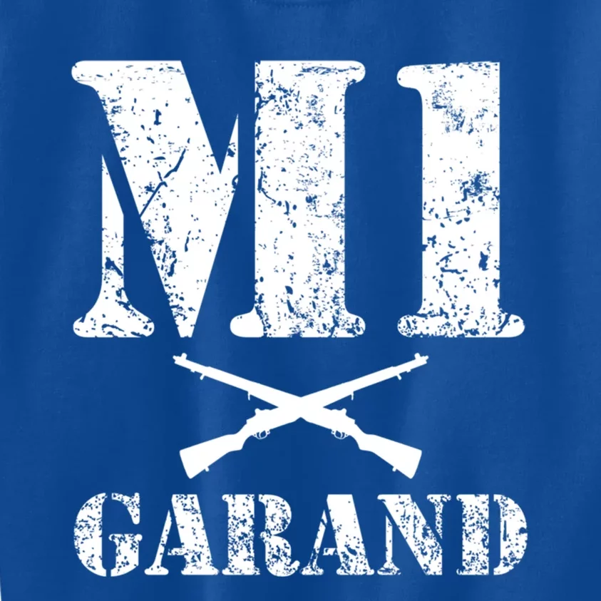 Wwii Gun Enthusiast M1 Garand Lover Military History Gift Kids Sweatshirt