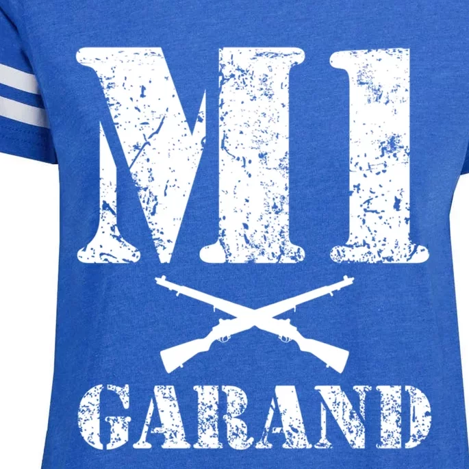 Wwii Gun Enthusiast M1 Garand Lover Military History Gift Enza Ladies Jersey Football T-Shirt