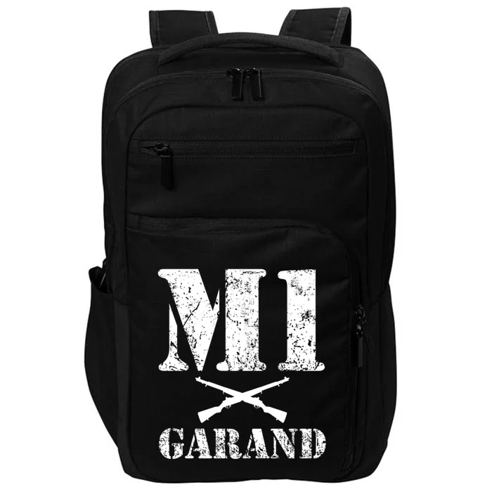 Wwii Gun Enthusiast M1 Garand Lover Military History Gift Impact Tech Backpack